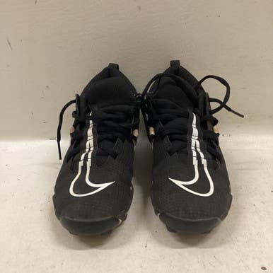 Used Nike ALPHA BB CLEATS BB/SB Cleats Black And White Junior 02.5 11725-S000493117