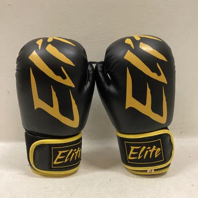 Used Boxing Gloves Black And Yellow Senior 11725-S000493122