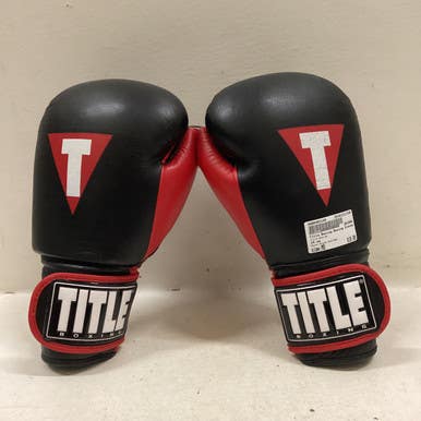 Used Title Boxing Boxing Gloves Black And Red MD 11725-S000493149