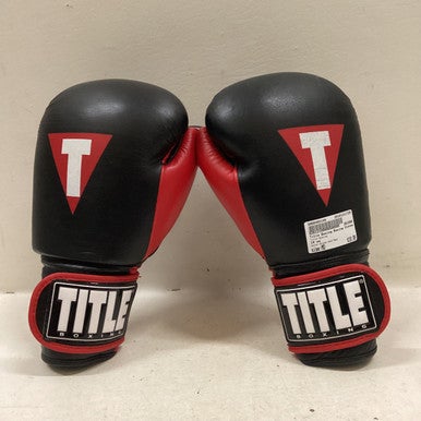 Used Title Boxing Boxing Gloves Black And Red MD 11725-S000493149