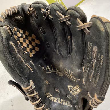 Used Mizuno MMX100P BB/SB Glove RH Throw Black And Tan 10" 11725-S000493184