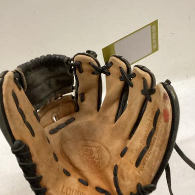 Used Louisville Slugger OPX1100 BB/SB Glove RH Throw Black And Tan 11" 11725-S000493185