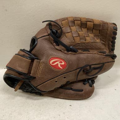 Used Rawlings RBG36DB BB/SB Glove RH Throw Brown 12 1/2" 11725-S000493235