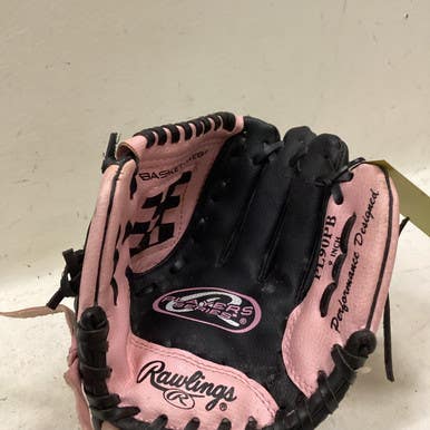 Used Rawlings PL90PB BB/SB Glove T-ball Black 9" 11725-S000492229