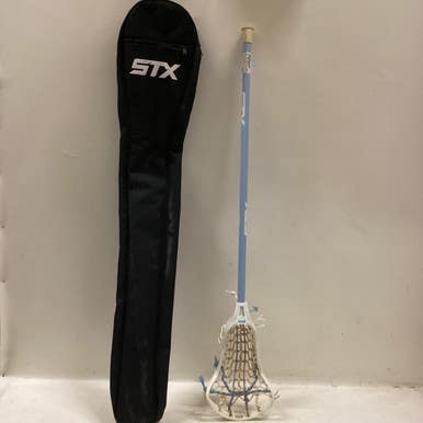 Used STX 6000 LADIES LAX STICK Wmn Atk/Mid Complete Stick Carolina Blue 11725-S000492217
