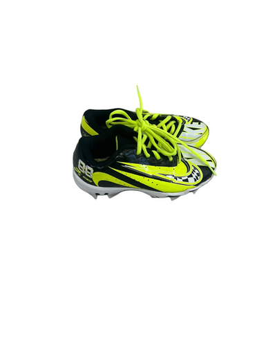 Used Nike VAPOR ULTRAFLY KEY BB/SB Cleats Black And Optic Yellow Junior 01.5 11692-S000141857