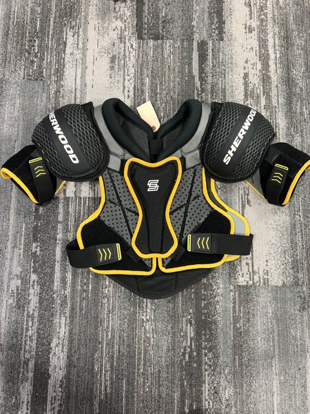 Large Senior Sher-Wood Rekker Shoulder Pads (Used)