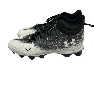 Used Under Armour LOCKED DOWN Adult FB Cleats Black Senior 11 11692-S000143221