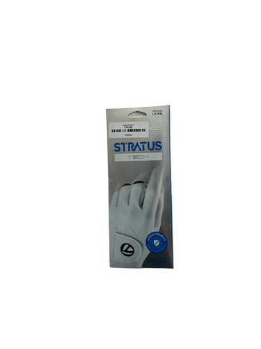 Used Taylormade STRATUS TECH Mens Golf Glove White 2X 11692-S000143235
