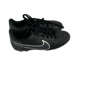 Used Nike TIEMPO Soccer Cleats Black Junior 05.5 11692-S000143248