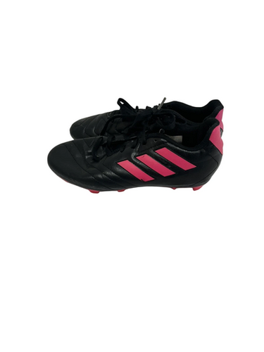 Used Adidas GOLETTO Soccer Cleats Black And Pink Junior 03 11692-S000143261