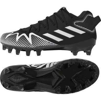 Used Adidas FREAK 22 Adult FB Cleats Black And White Senior 10 11692-S000143284