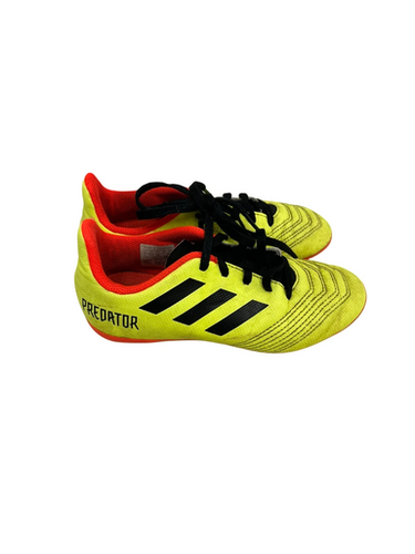 Used Adidas PREDATOR Soccer Cleats Yellow Junior 01 11692-S000143449
