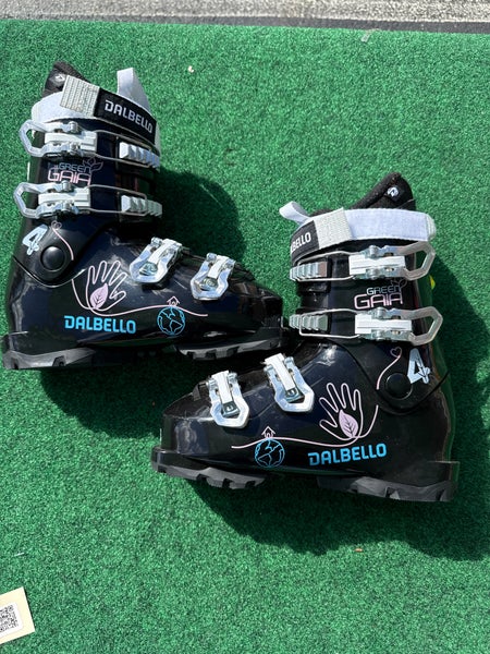 Girl's Dalbello Green Gaia 4 Ski Boots (Used) | Mondo 22.5 (269mm)
