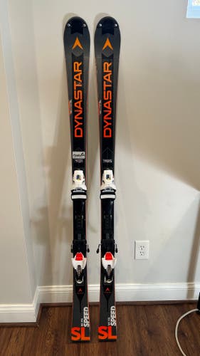Racing 157 cm Dynastar Speed WC FIS SL Skis With Bindings (Used)