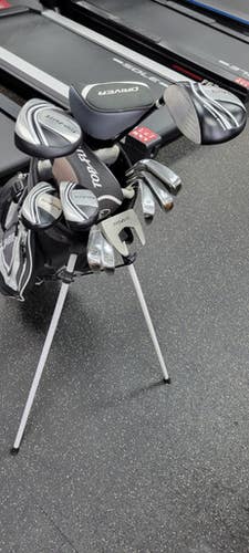 Used Top Flite 11 PIECE SET Mens Package Set RH Black 11 Piece 11497-S000153333