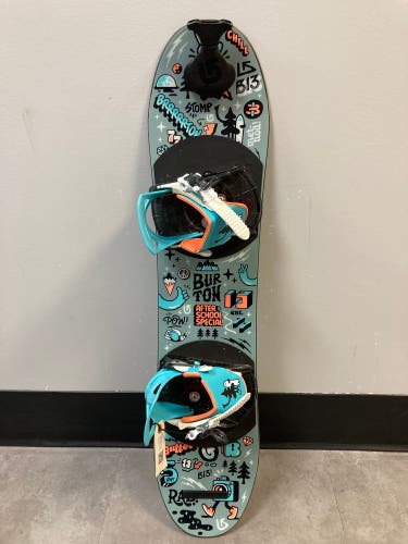Burton After School Special Snowboard With Bindings 100 cm (Used)