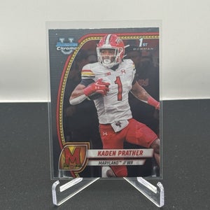 Kaden Prather Maryland Terrapins 2024 Bowman U Football 1st Bowman Base #110
