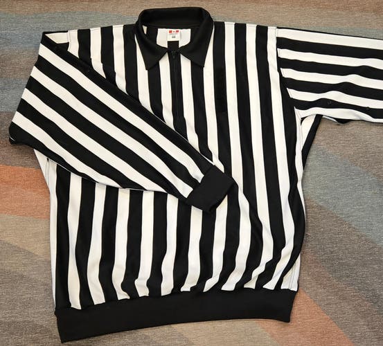 CCM Referee Linesman Jersey with Crest Velcro | Pro Stock MIC | Size 48