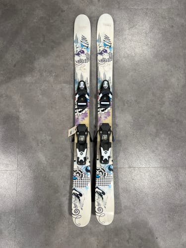 2012 Girls 113cm Line Snow Angel Skis | Rossignol Comp J Bindings (Used)