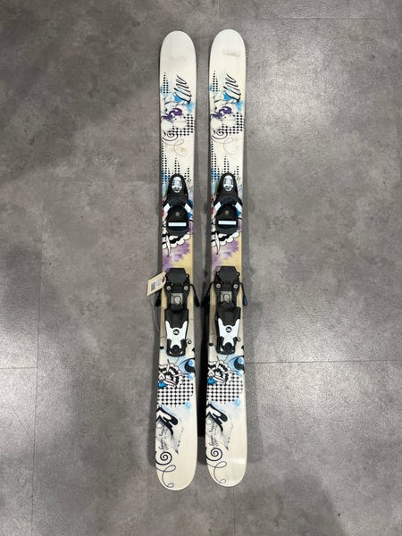2012 Girls 113cm Line Snow Angel Skis | Rossignol Comp J Bindings (Used)