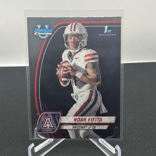 Noah Fifita Arizona Wildcats 2024 Bowman U Football 1st Bowman Base #140
