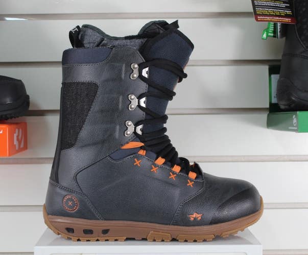 Rome Libertine Mens Snowboard Boots size 9 Black New 2017