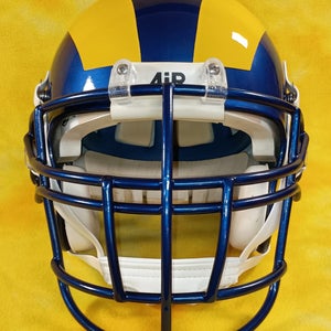Throwback Los Angeles Rams 80's custom fullsize Schutt Air football helmet