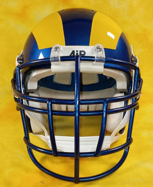 Throwback Los Angeles Rams 80's custom fullsize Schutt Air football helmet