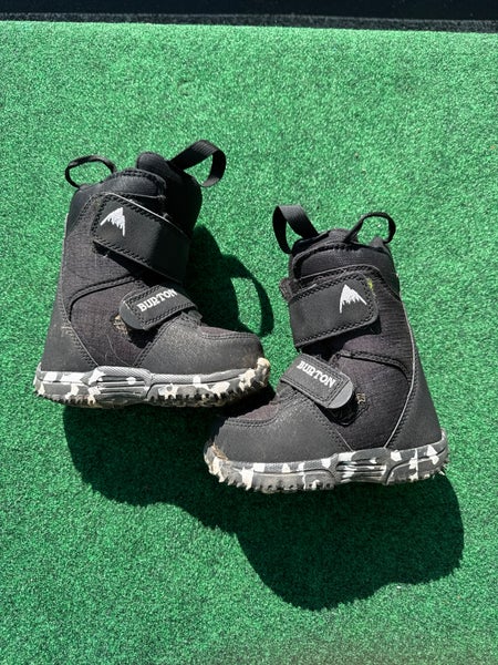 Burton Mini Grom Snowboard Boots (Used) | Size 10C