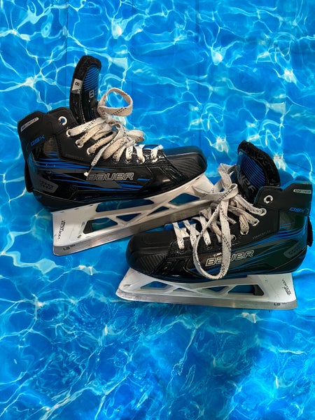 Senior Bauer GSX Hockey Goalie Skates Extra Wide Width 8 (Used)