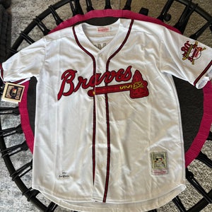 Tom Glavine Large Men's Mitchell & Ness Jersey (New)