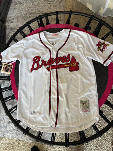 Tom Glavine Large Men's Mitchell & Ness Jersey (New)