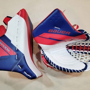 Bauer Supreme Shadow glove & blocker  |  New  |  Senior Regular