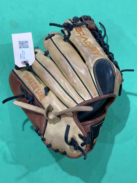 Used Bradley Right Hand Throw Baseball Glove 12"
