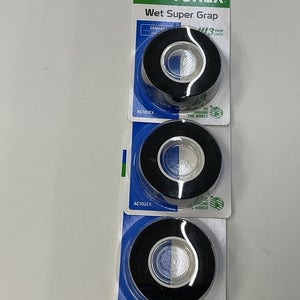 Yonex Super Grap 3 Pack Of 3 Grip Roll (Black)