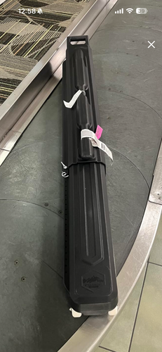 Steamboat cases 1 ski pole hard case bag with WHEELS  (Used once)