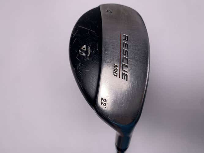 TaylorMade Rescue Mid 4 Hybrid 22* Light Metal Regular Steel Mens RH