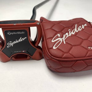 TaylorMade Spider Tour Red Putter 33" SuperStroke Pistol GTR 1.0 Mens RH HC
