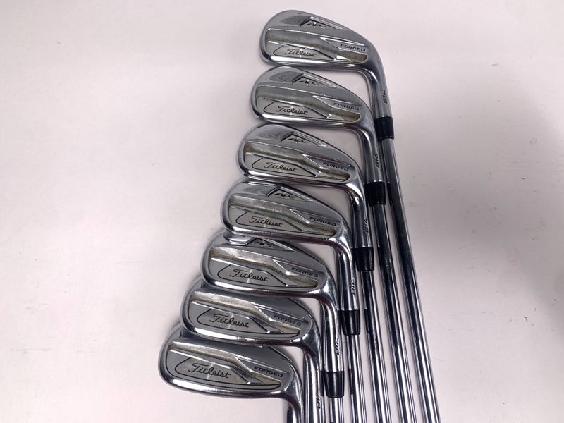 Titleist 718 AP2 Iron Set 4-PW True Temper AMT S300 Tour White Stiff Mens RH