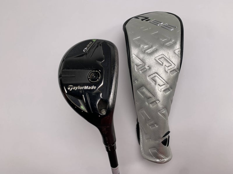 TaylorMade Qi35 Rescue 2 Hybrid 17* Kai'li Blue 85g Stiff Graphite Mens RH HC