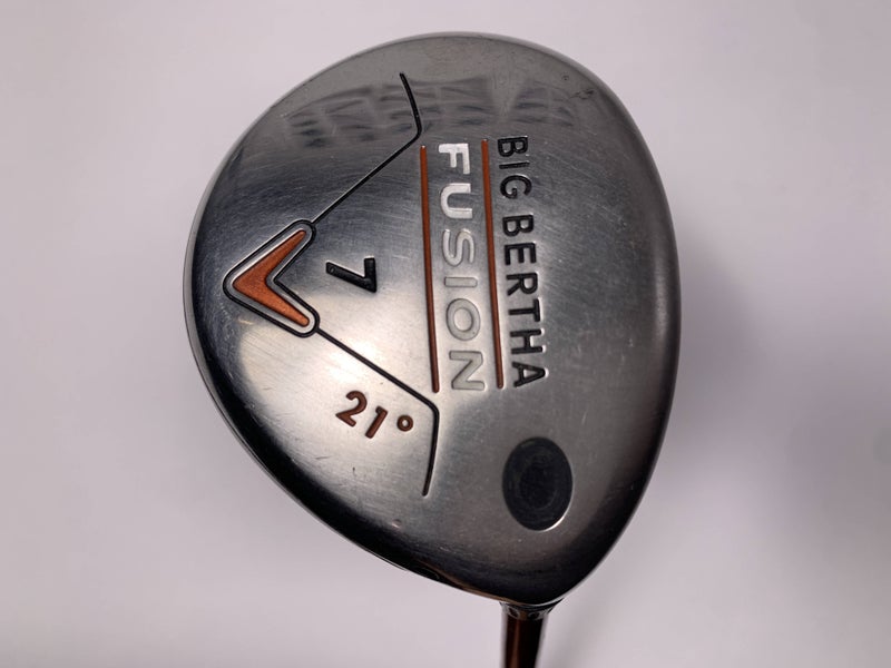 Callaway Big Bertha Fusion 7 Fairway Wood 21* Aldila NVS Orange Regular RH