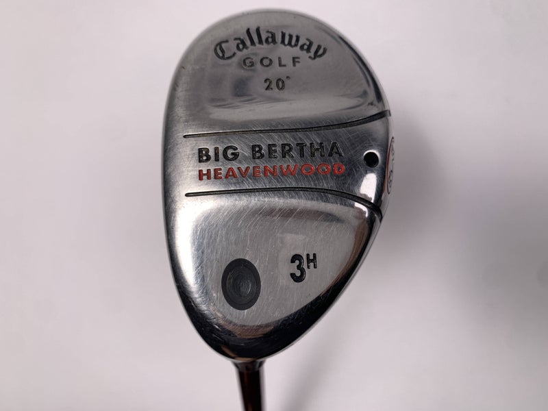 Callaway Big Bertha Heavenwood 3 Hybrid 20* RCH 75w Senior Graphite Mens LH