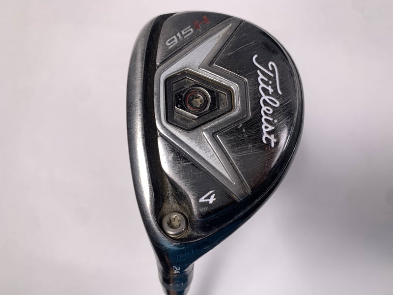 Titleist 915 H 4 Hybrid 24* Mitsubishi Rayon Diamana Red M+60 HY Regular Mens LH