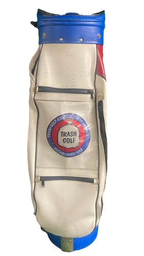 Trash Golf Association 1992  Ron Miller Golf Bag Made In USA Watkins Motor Lines