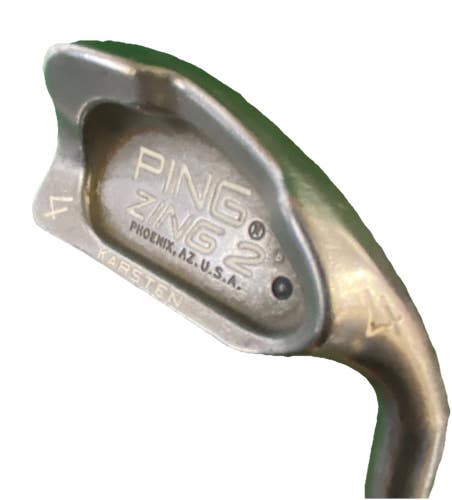 Ping Zing2 4 Iron Black Dot RH Men's Dynalite Stiff Steel 38.5" Lamkin Grip