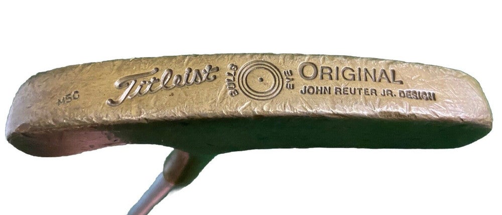 Titleist Original Bullseye M5C Putter Reuter Jr RH Fluted Steel 35" Factory Grip