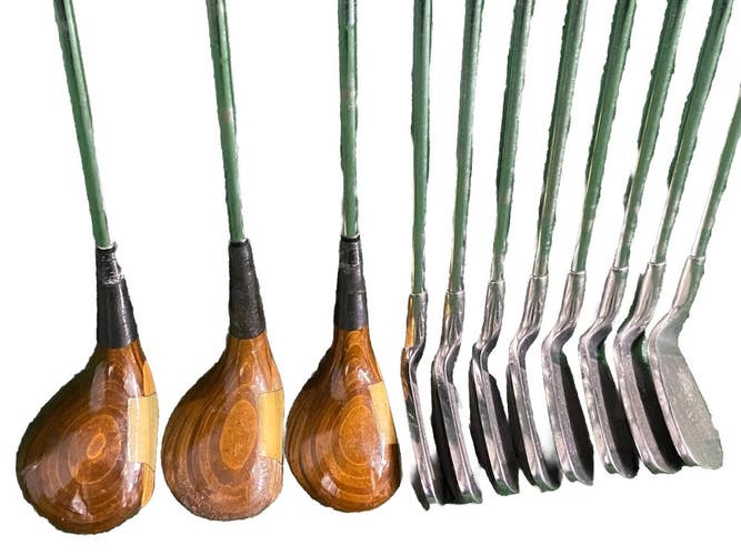 Delta Tiger II Combo Golf Set 1w,3w,4w,3-PW TrueTemper Regular Steel 5i 37" RH