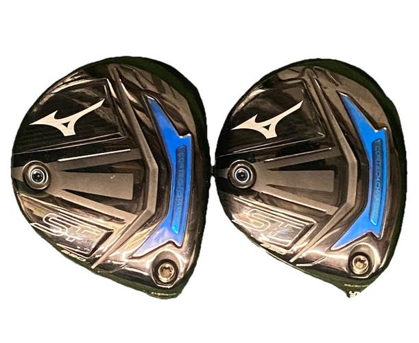 Mizuno ST-Z 230 Wood Set Heads Only 3 Wood 15* And 5 Wood 18* Nice RH Components