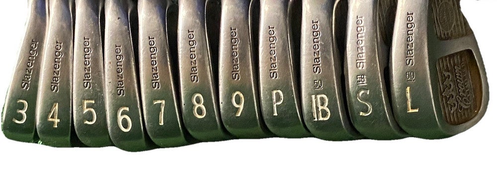 Slazenger Crown Limited Iron Set 3-PW,GW,SW,LW +1" RH Stiff Graphite New Grips